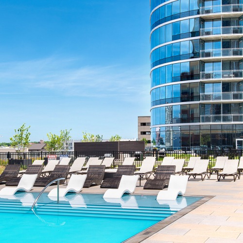 Resort Style Heated Pool rendering of pool